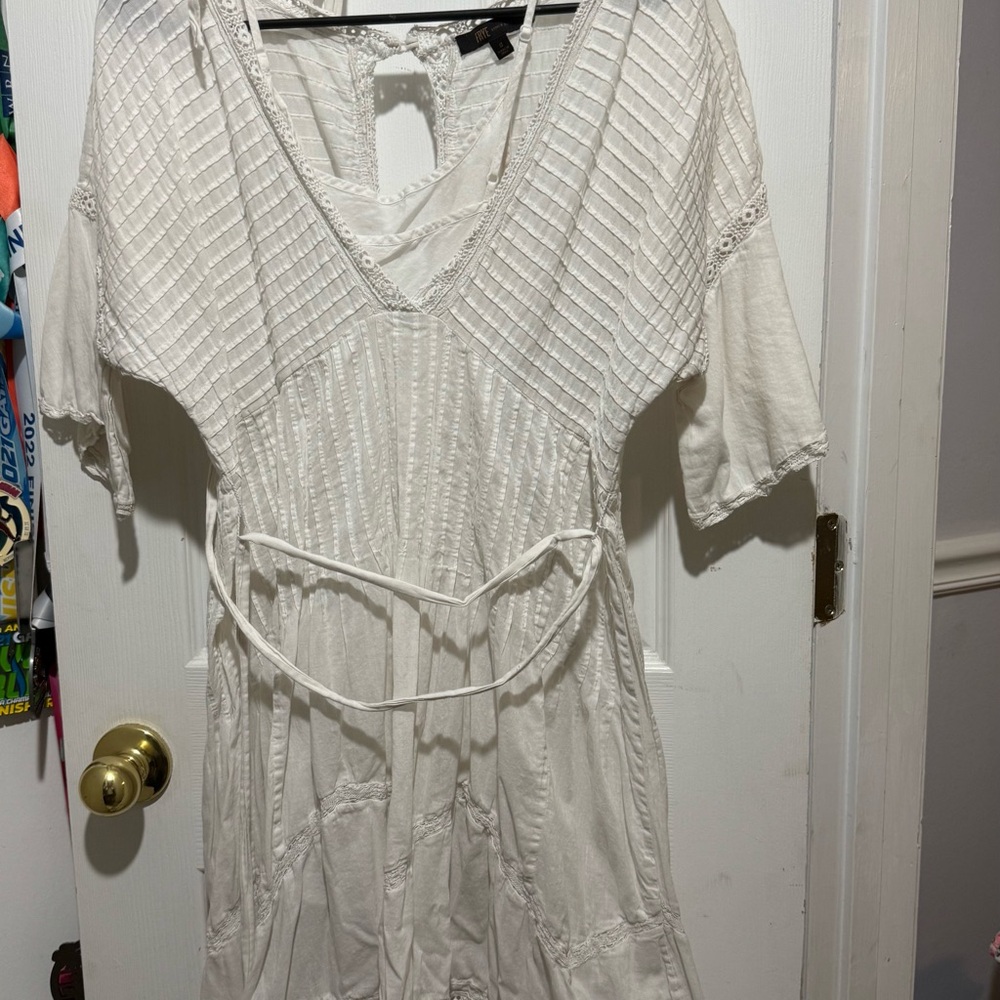 Frye Cream Lace Detail Top